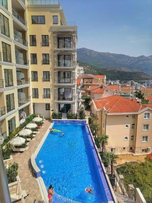 Modern Top Floor Sea View 3Br With Pools, Spa & Fitness Bečići Exterior photo