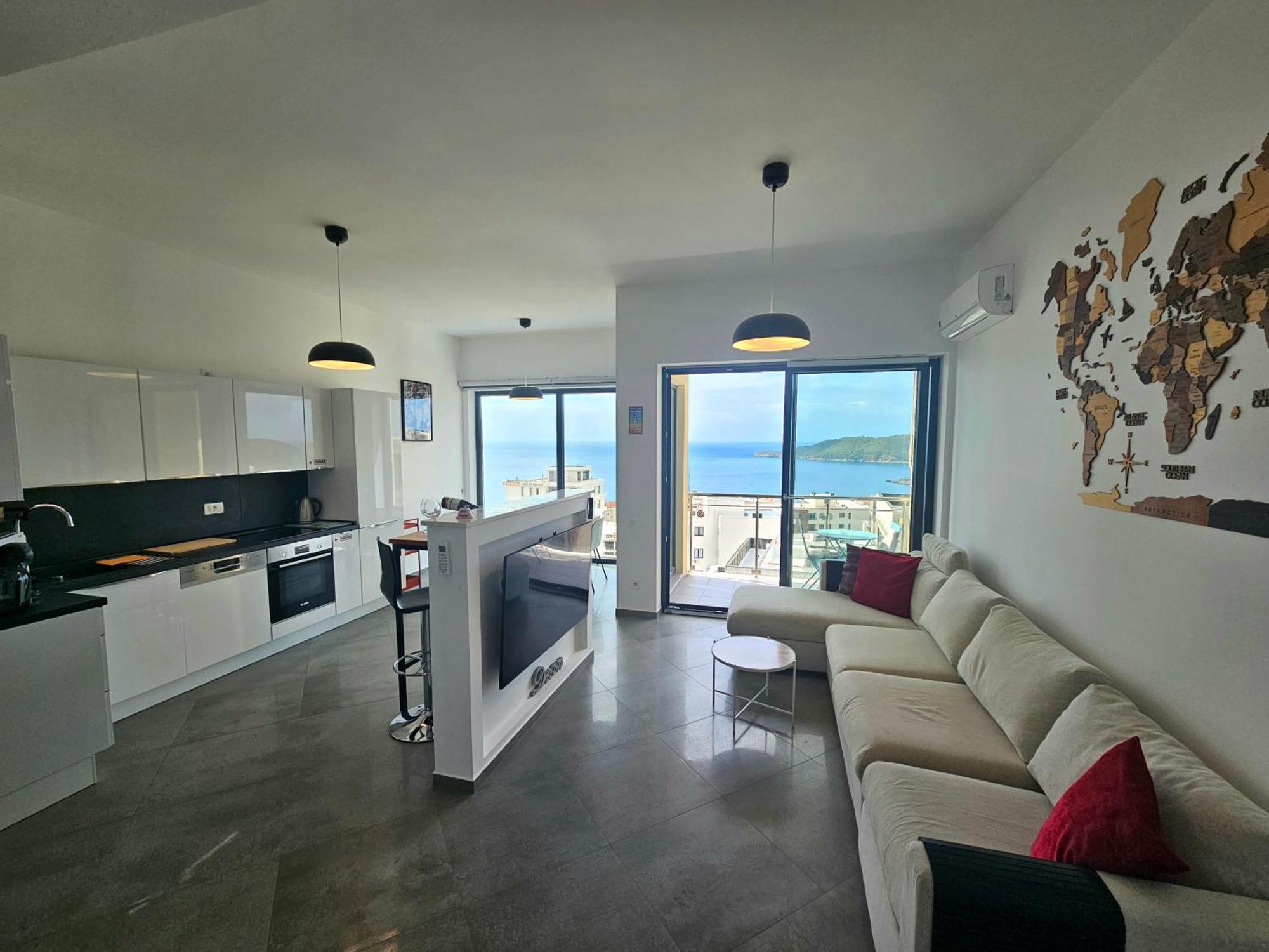 Modern Top Floor Sea View 3Br With Pools, Spa & Fitness Bečići Exterior photo